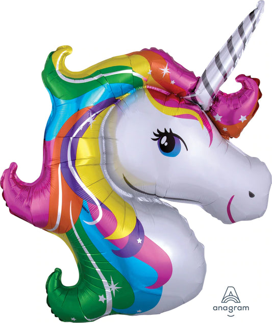 Rainbow Unicorn Foil Balloon