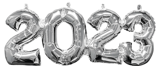 2023 air filled decor silver
