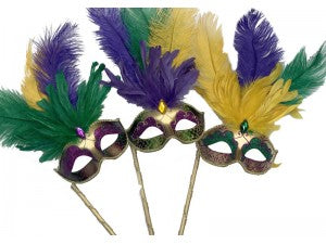 Masquerade Mask with stick