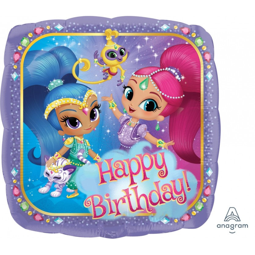 Shimmer and Shine Birthday Foil Balloon