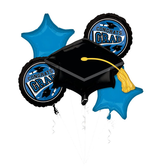 Blue Congrats Grad Bouquet