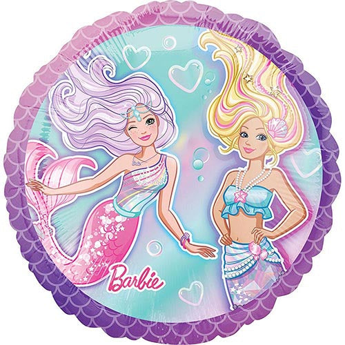Mermaid Barbie Foil Balloon