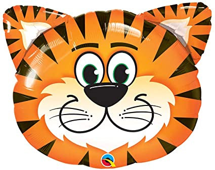 Tickled Tiger Foil Balloon
