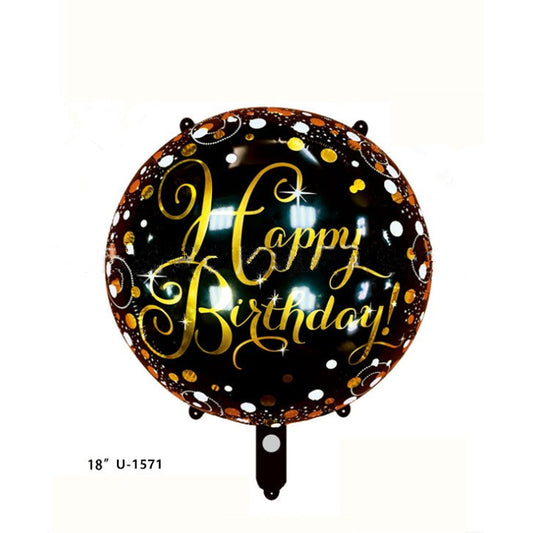 Sparkling Happy Birthday Foil Balloon