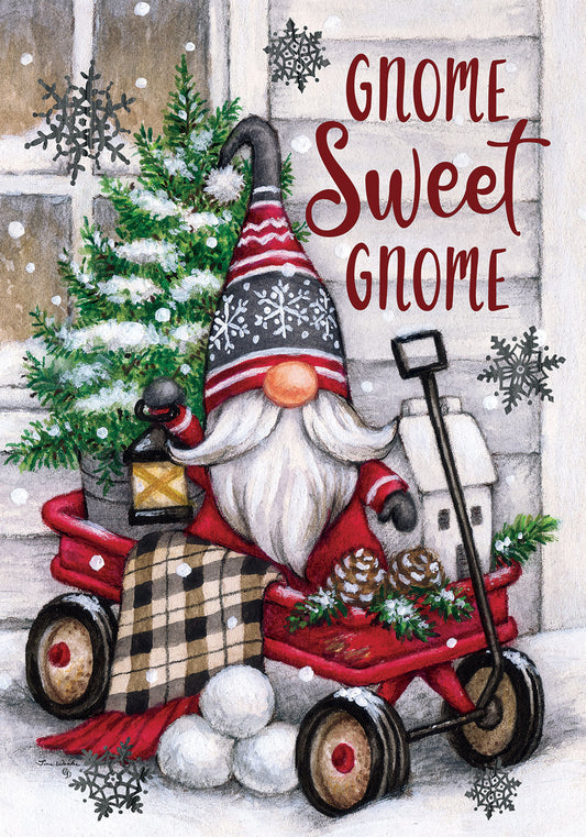 Garden Flag Gnome sweet Gnome