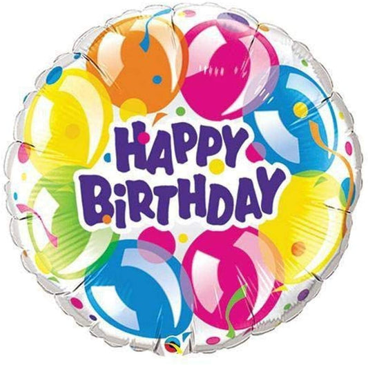 Happy Birthday Sparkling Balloons Foil Balloon
