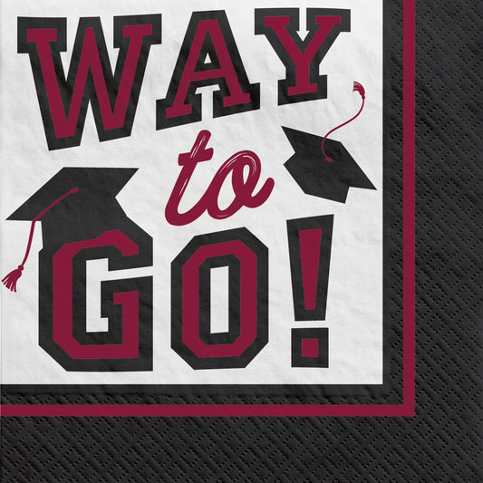 Grad True To Your School Napkins