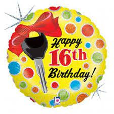 Holographic Happy 16 Birthday