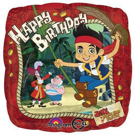 Jake the Pirate Birthday Foil Balloon