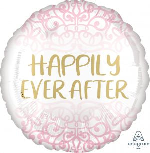 Happily Ever After Flourish Foil Balloon
