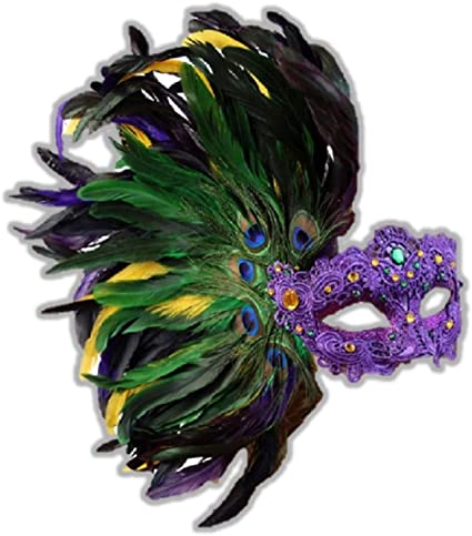 Peacock Feather Masquerade Mask – The Party Shop - Decatur