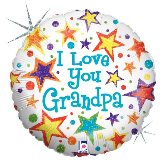 I Love You Grandpa Foil Balloon