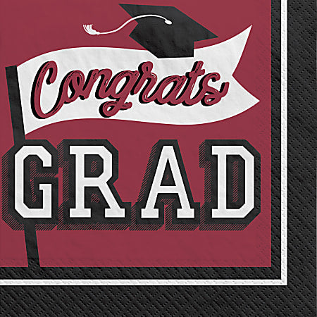 Grad True To Your School Napkins