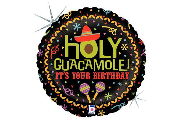 Holy Guacamole Foil Balloon