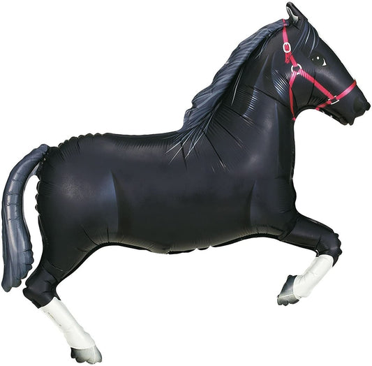 Black Horse Foil Balloon