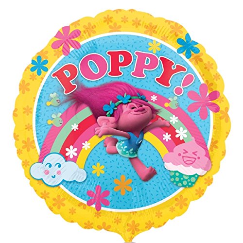 Poppy Foil Balloon