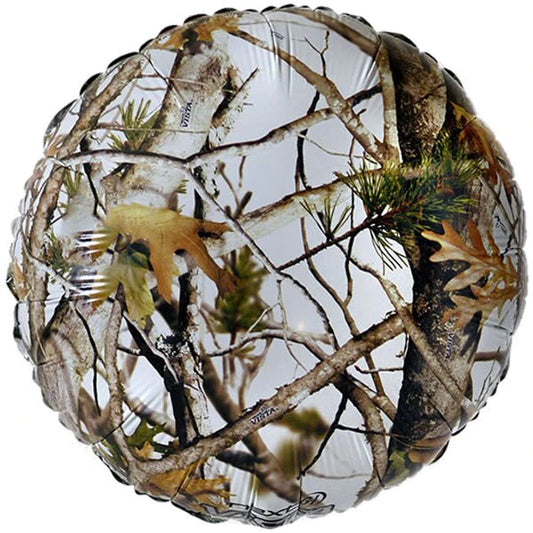 White Camo Foil Balloon