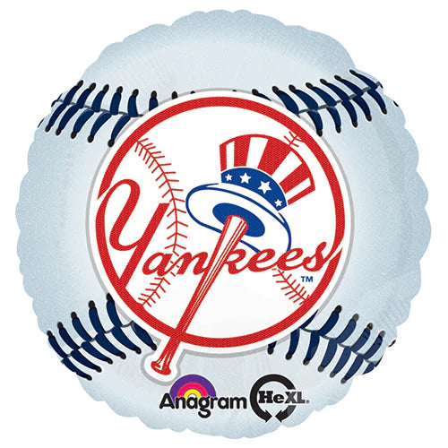 NY Yankees Foil Balloon