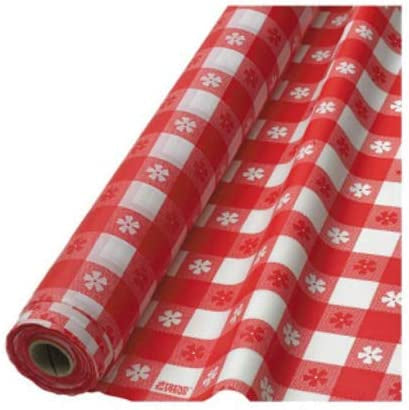 Tablecover Roll Red Gingham