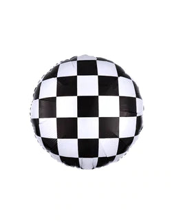 Checkered Foil Balloon
