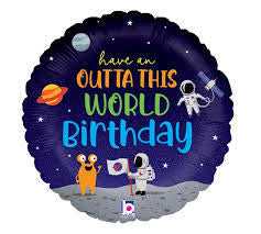 Outta This World Foil Balloon