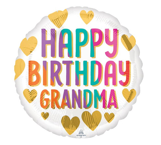 Happy Birthday Grandma Foil Balloon