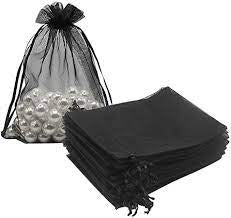 Black Organza Bags