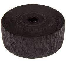 Crepe Streamers Black