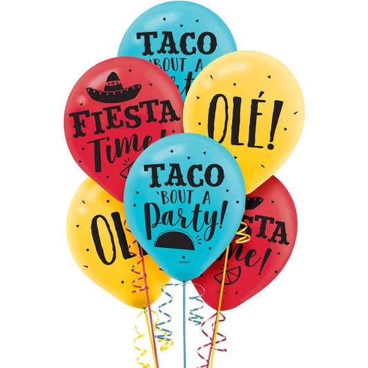 Fiesta Latex Balloons Pack