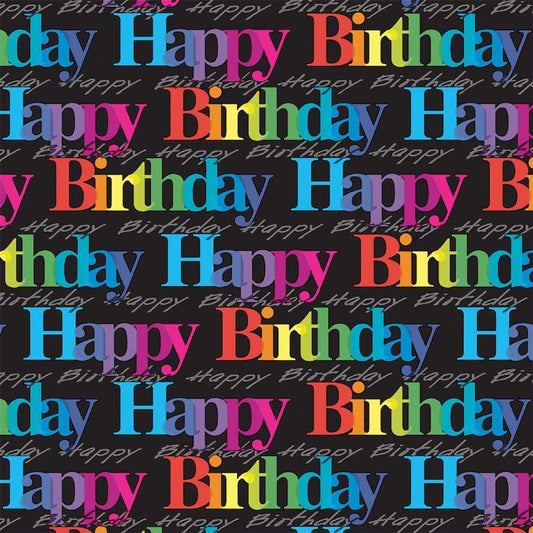 Gift Wrap Rainbow Birthday 40 sq ft