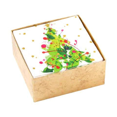 Splatter Tree Cocktail Napkins Boxed