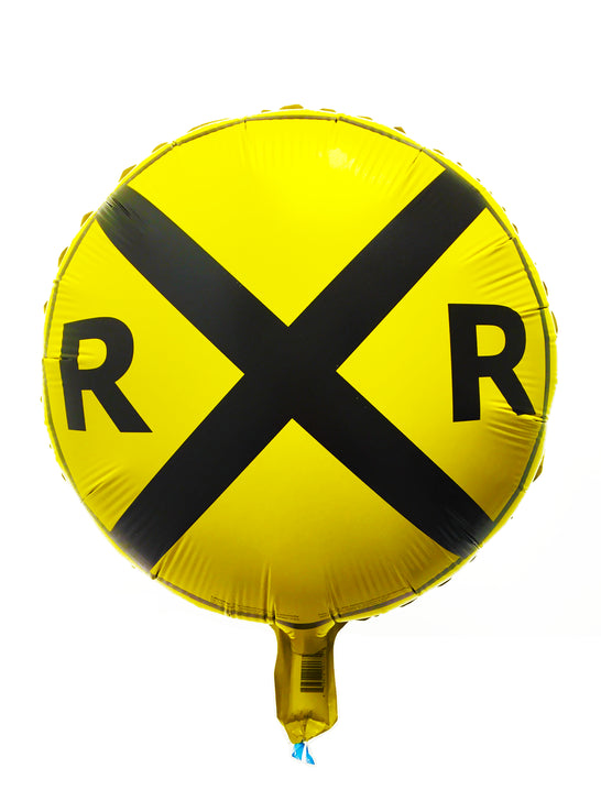 Railroad Crossing Foil Balloon
