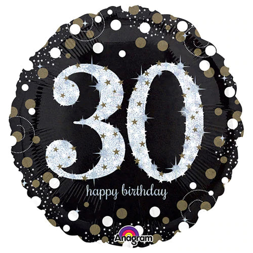 30 Happy Birthday holographic