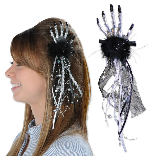 Skelton Hand Hair Clip