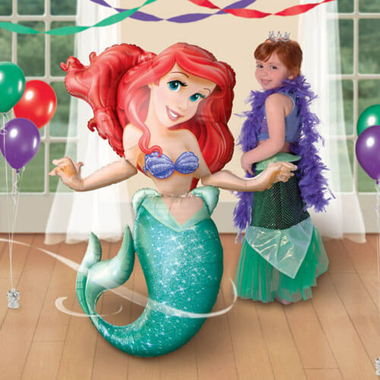 AirWalkers Balloon - Little Mermaid