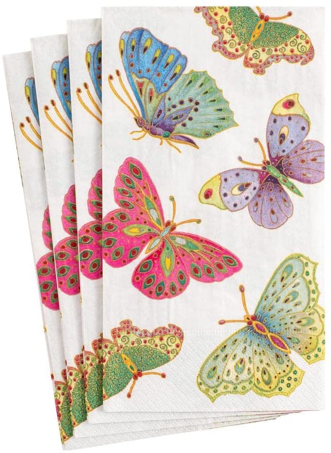 Jeweled Butterfly Guest Towel