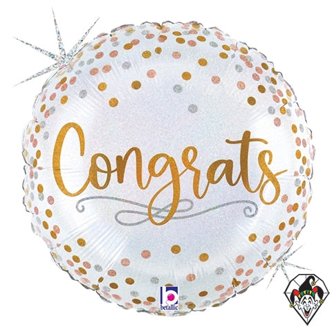 Congratulations Confetti Foil Balloon