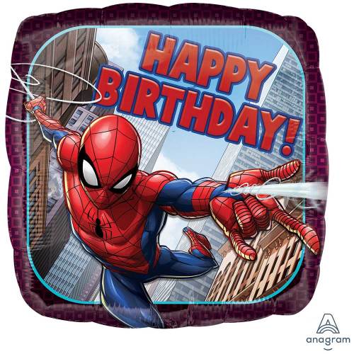Spider-man Birthday Foil Balloon
