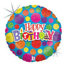 Birthday dot dot Foil Balloon