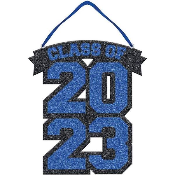 Grad Class of 2023 Blue Sign